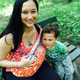 Ditson with her two sons.